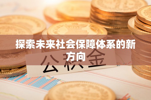 池州探索未来社会保障体系的新方向