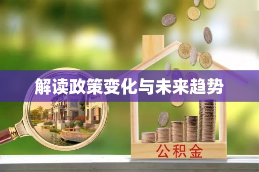 池州解读政策变化与未来趋势