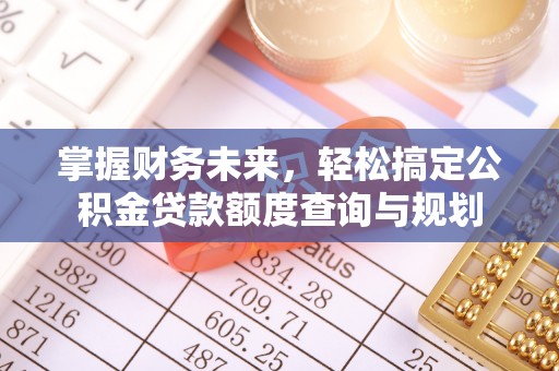池州掌握财务未来，轻松搞定公积金贷款额度查询与规划
