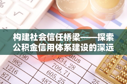 池州构建社会信任桥梁——探索公积金信用体系建设的深远意义