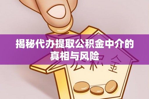 池州揭秘代办提取公积金中介的真相与风险