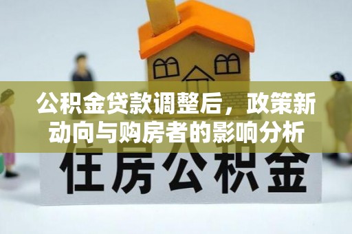 池州公积金贷款调整后，政策新动向与购房者的影响分析