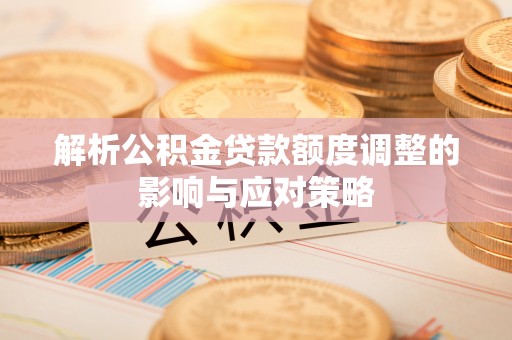 池州解析公积金贷款额度调整的影响与应对策略