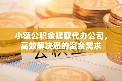 池州小额公积金提取代办公司，高效解决您的资金需求