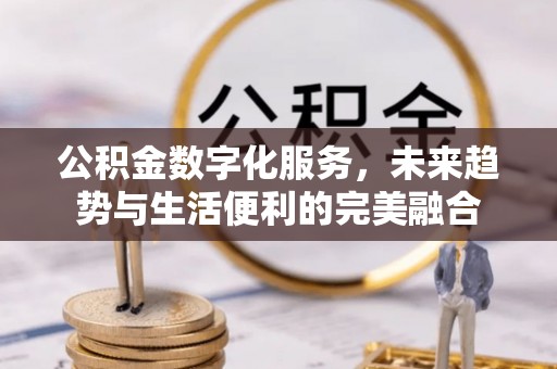 池州公积金数字化服务，未来趋势与生活便利的完美融合