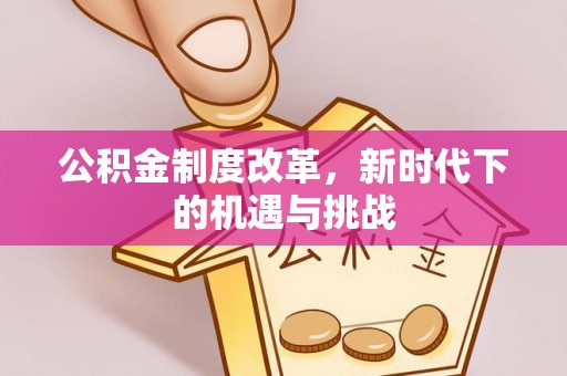 池州公积金制度改革，新时代下的机遇与挑战