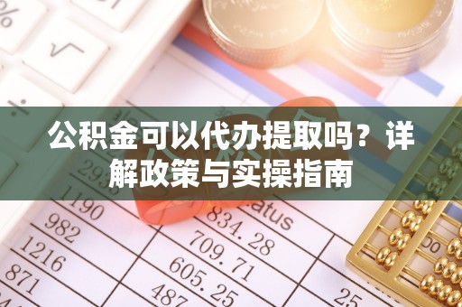 池州公积金可以代办提取吗？详解政策与实操指南