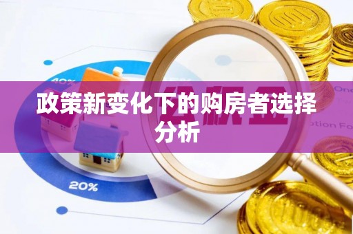 池州政策新变化下的购房者选择分析