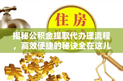 池州揭秘公积金提取代办理流程，高效便捷的秘诀全在这儿