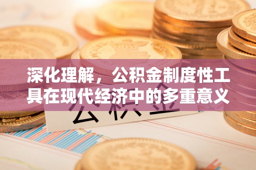 池州深化理解，公积金制度性工具在现代经济中的多重意义