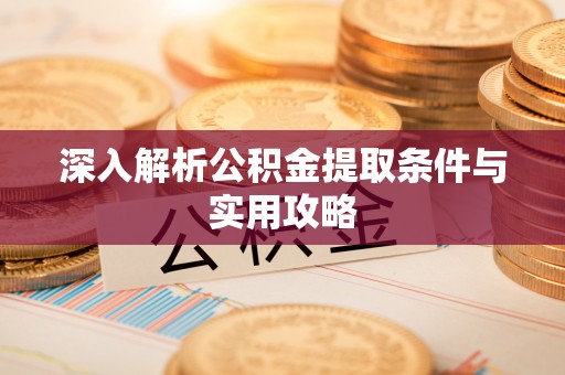 池州深入解析公积金提取条件与实用攻略