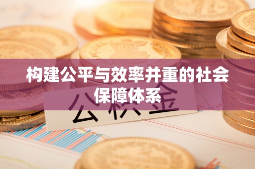 池州构建公平与效率并重的社会保障体系