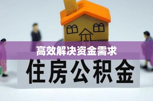 池州高效解决资金需求