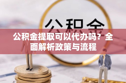 池州公积金提取可以代办吗？全面解析政策与流程