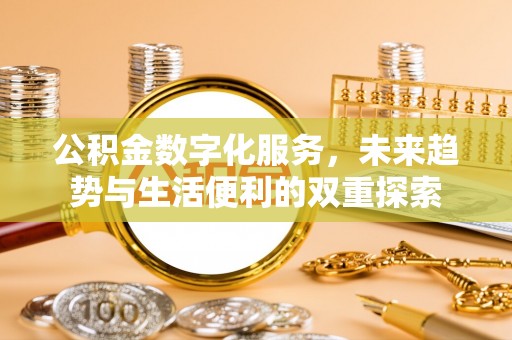 池州公积金数字化服务，未来趋势与生活便利的双重探索