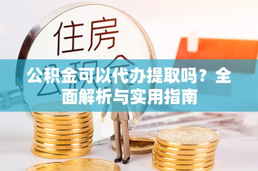 池州公积金可以代办提取吗？全面解析与实用指南