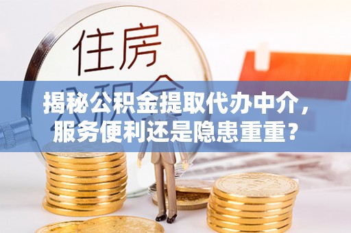 池州揭秘公积金提取代办中介，服务便利还是隐患重重？