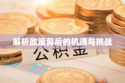 池州解析政策背后的机遇与挑战